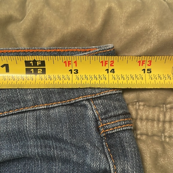 Flying Monkey Denim Blue Jeans with Bell Bottoms Flare Wide Legs - Picture 12 of 17